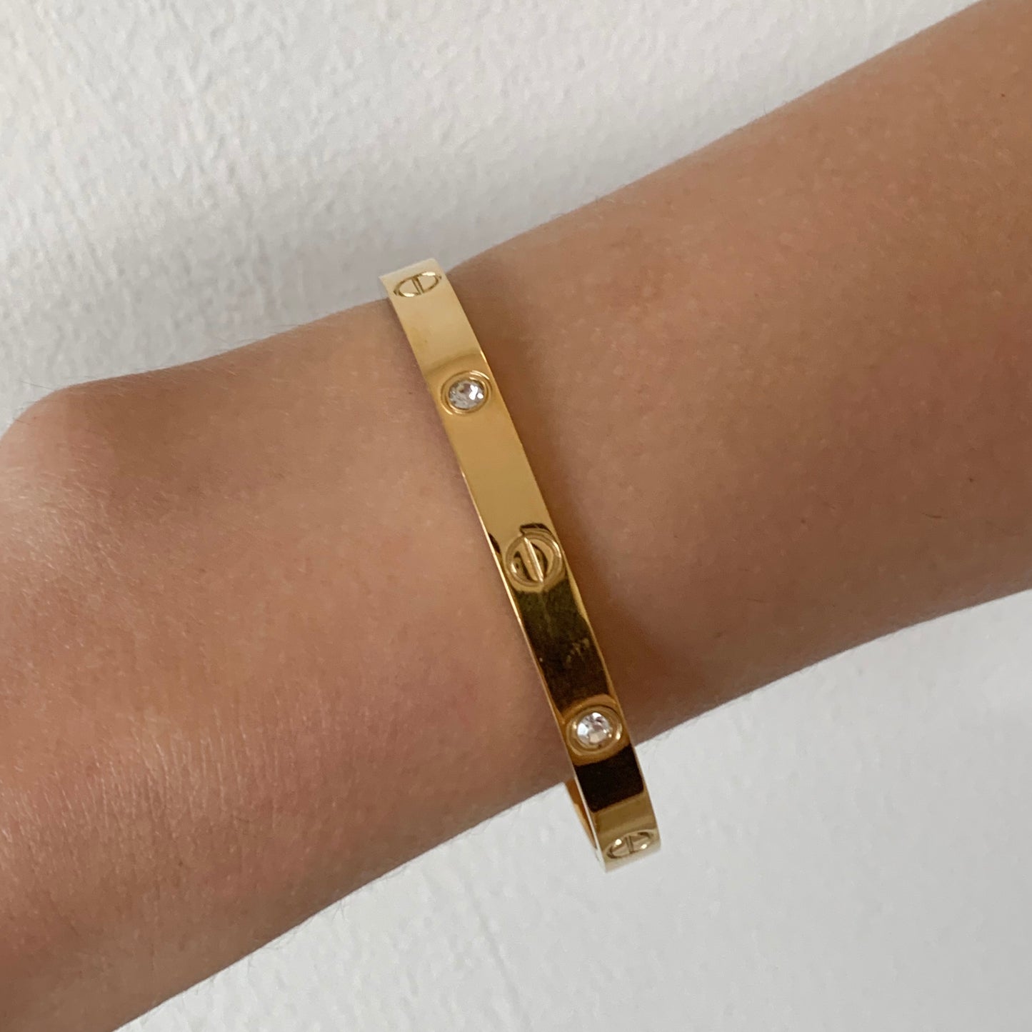 Brazalete dupe con brillos