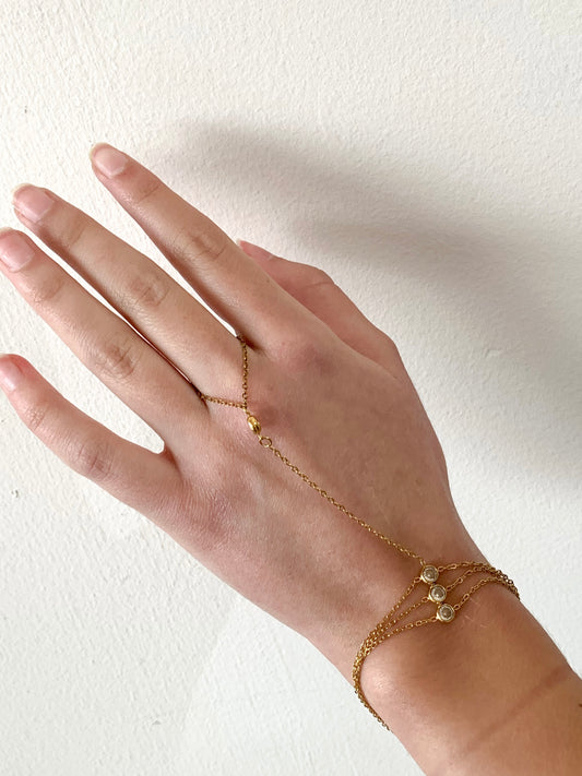 Hand chain brillos acero