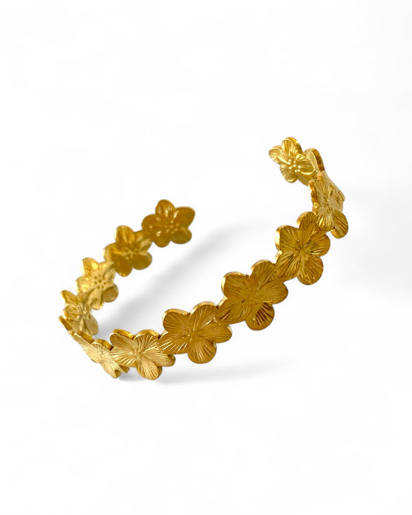 Brazalete flores skinny