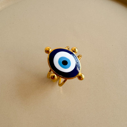 Anillo ojo esmaltado