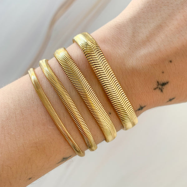 Pulsera planchada Lua
