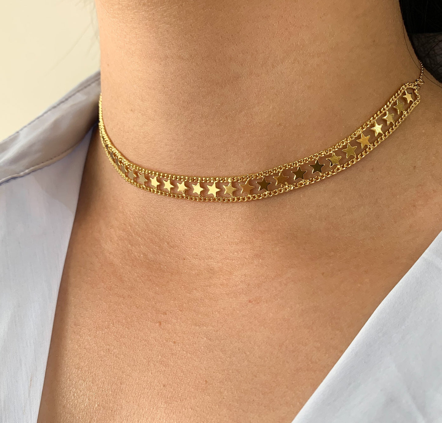 Choker estrellitas