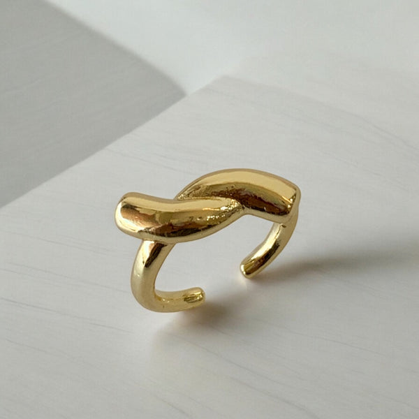 Anillo nudo trenzado