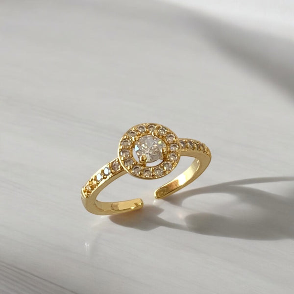 Anillo brillo con cirulo brillitos