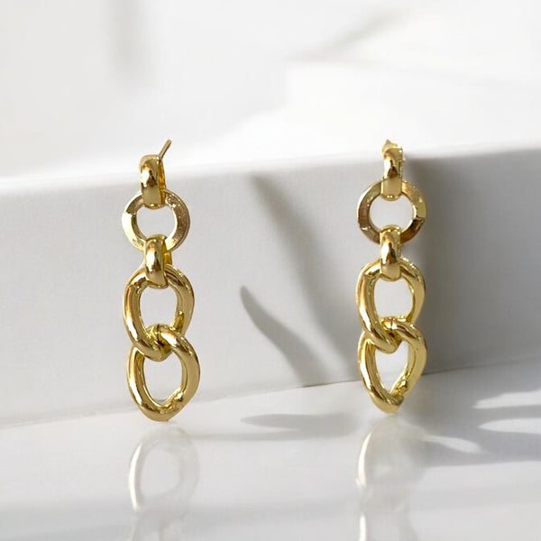 Aretes cadenas