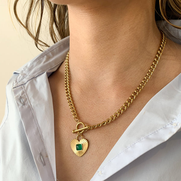Collar Corazón Royal