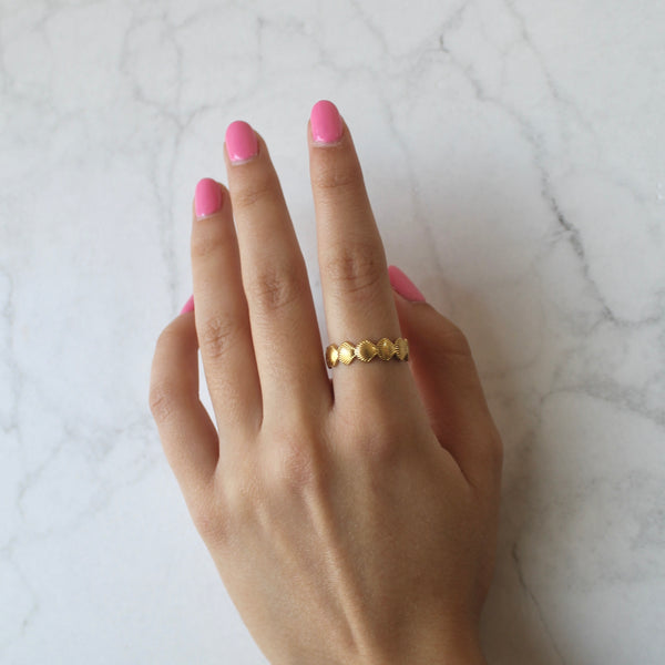 Anillo conchitas