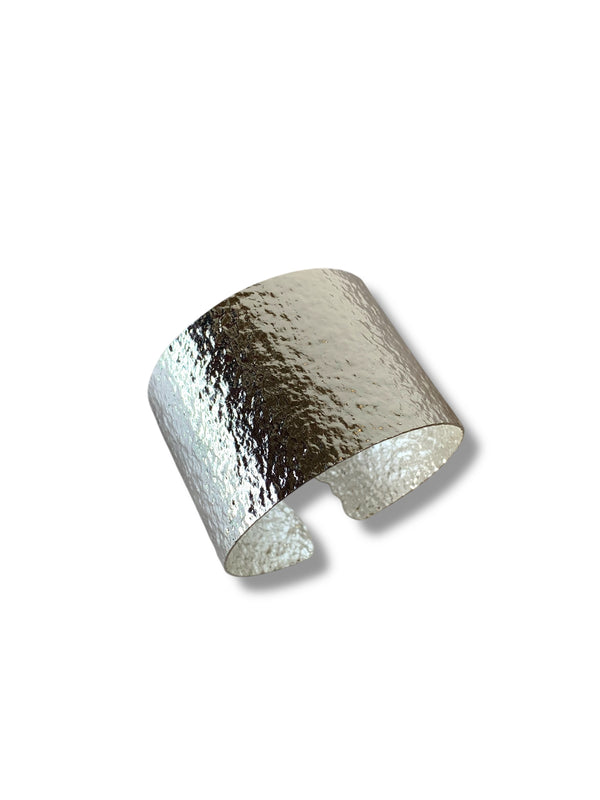 Brazalete maxi plateado