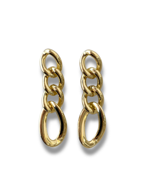 Aretes cadenas cayendo