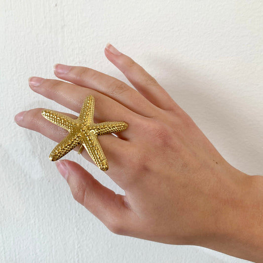 Anillo estrella de mar maxi