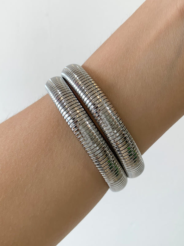 Brazalete Martina Plateado
