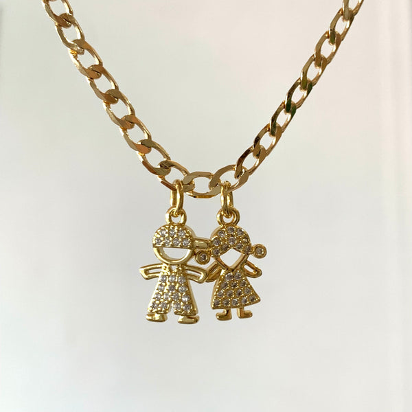 Collar kids cadena eslabones