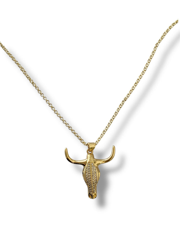 Collar toro con brillos