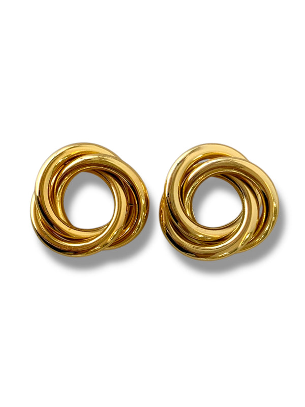 Aretes círculos statement