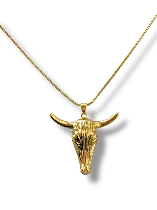 Collar toro maxi dorado