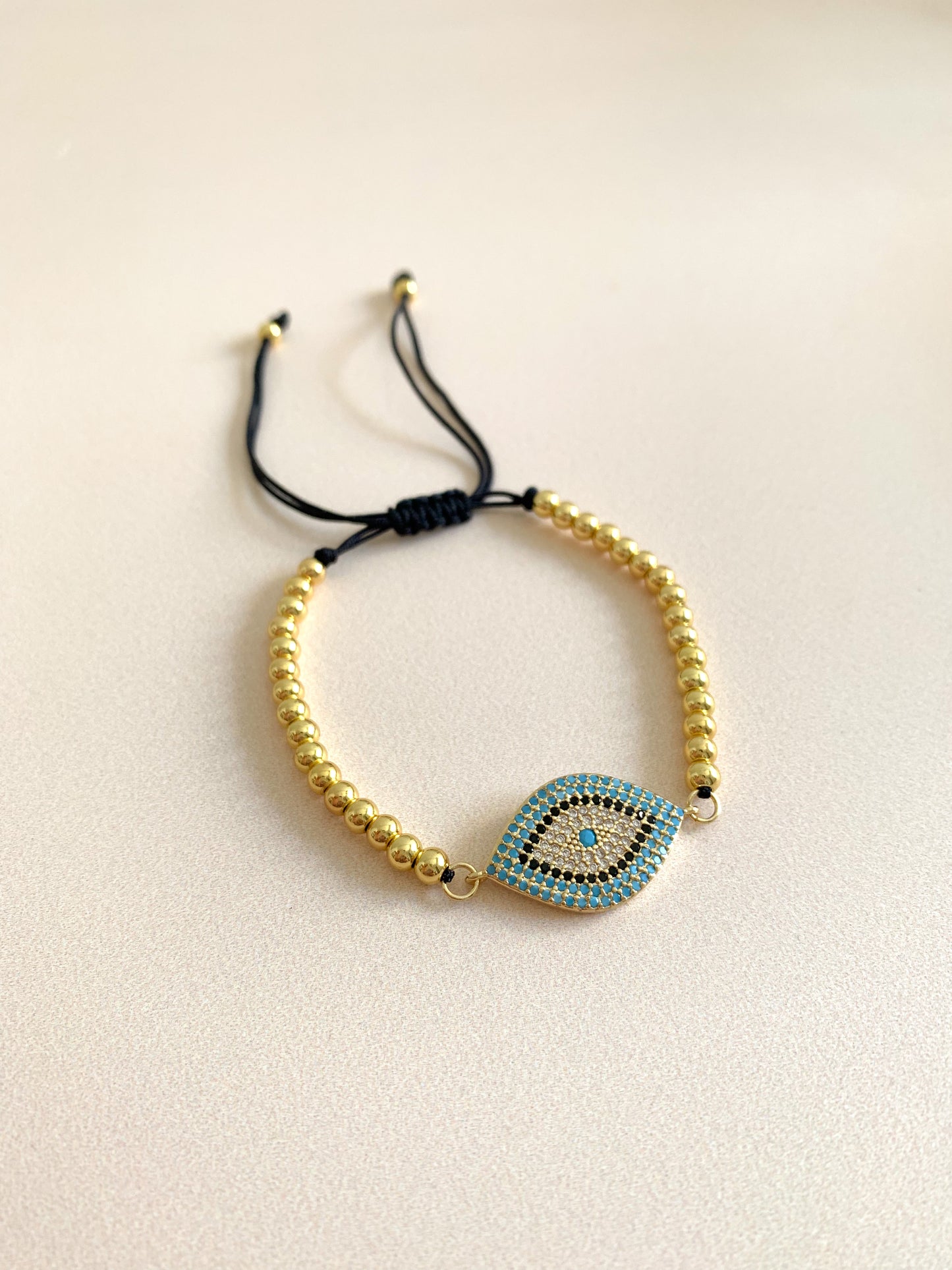 Pulsera Ojo Bali Dorada