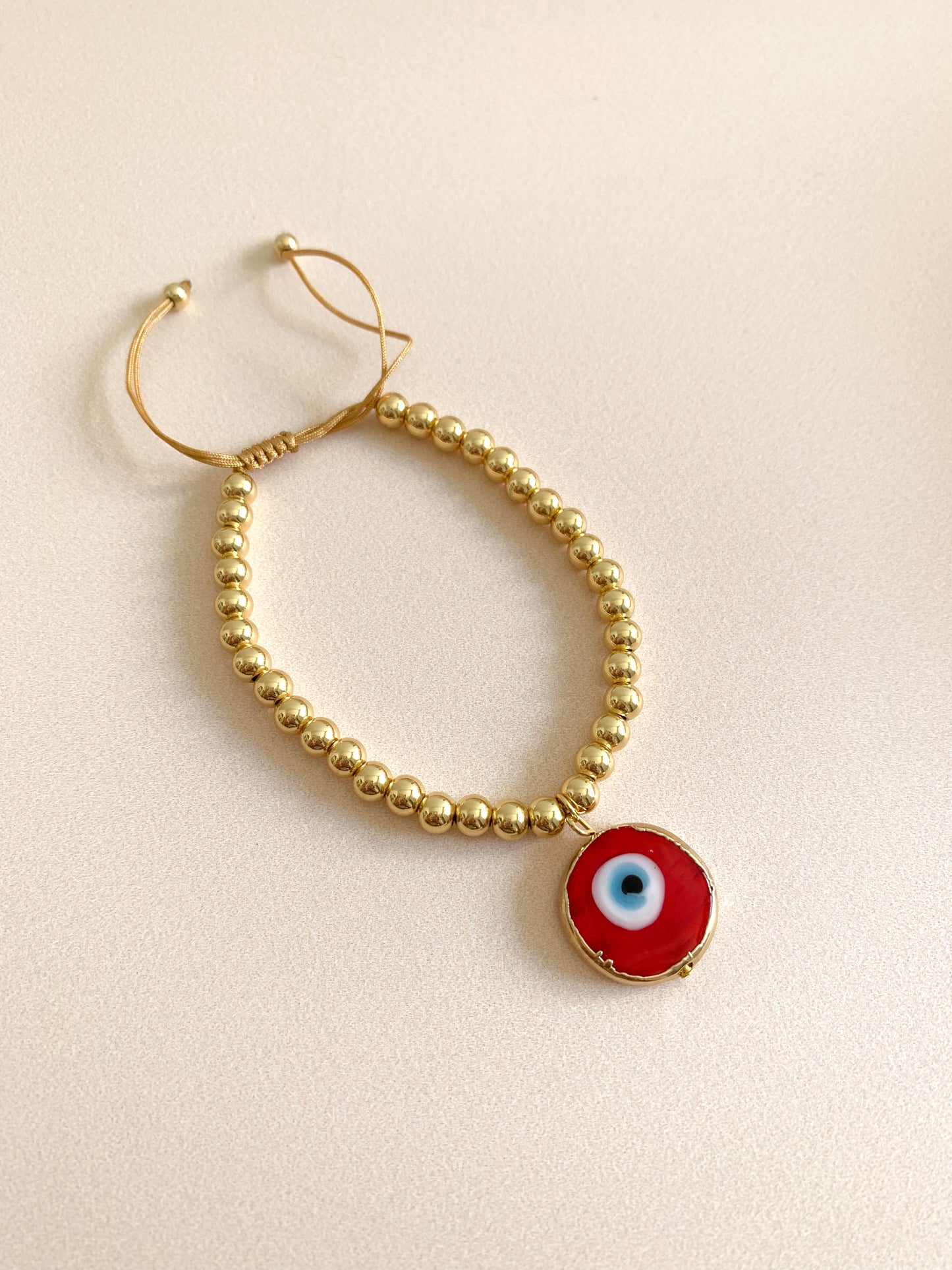 Pulsera Aylin Ojo Turco Rojo