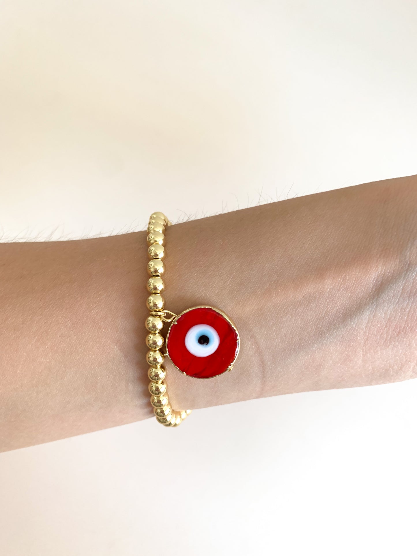 Pulsera Aylin Ojo Turco Rojo