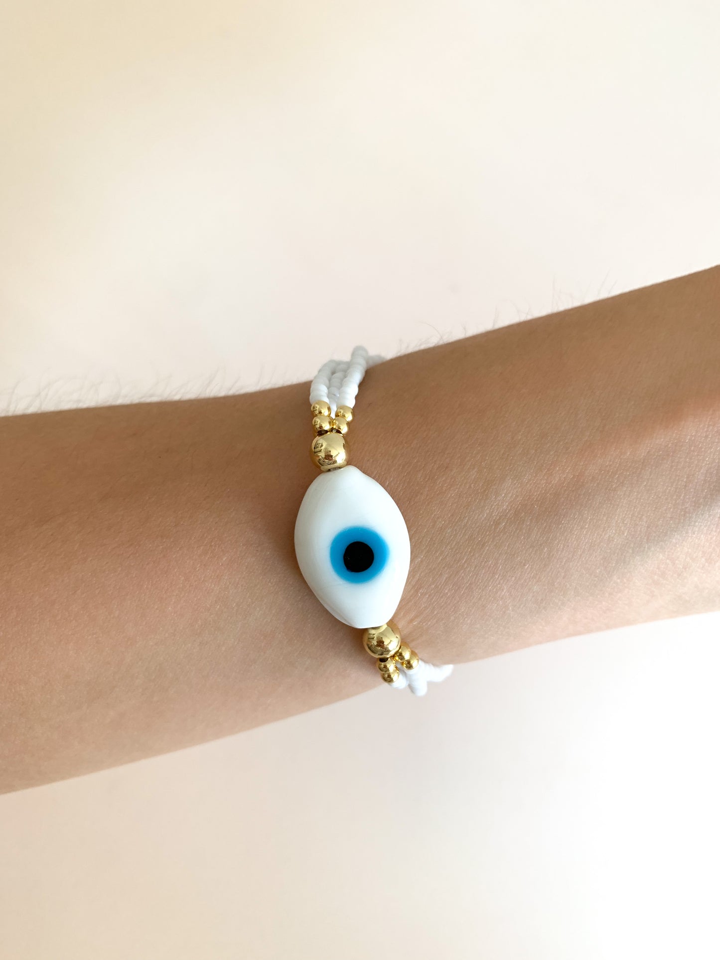 Pulsera Azra Ojo Blanco