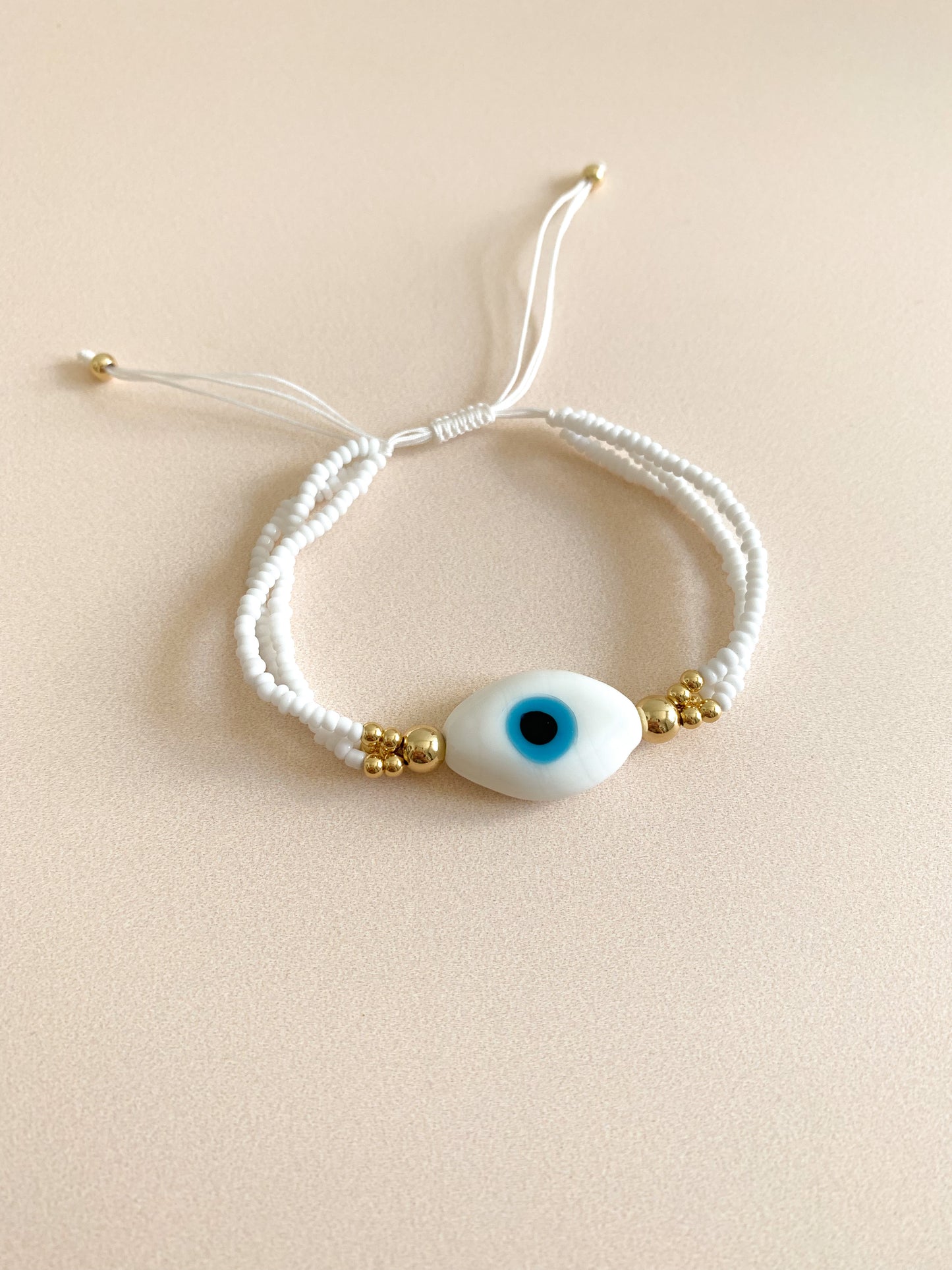 Pulsera Azra Ojo Blanco