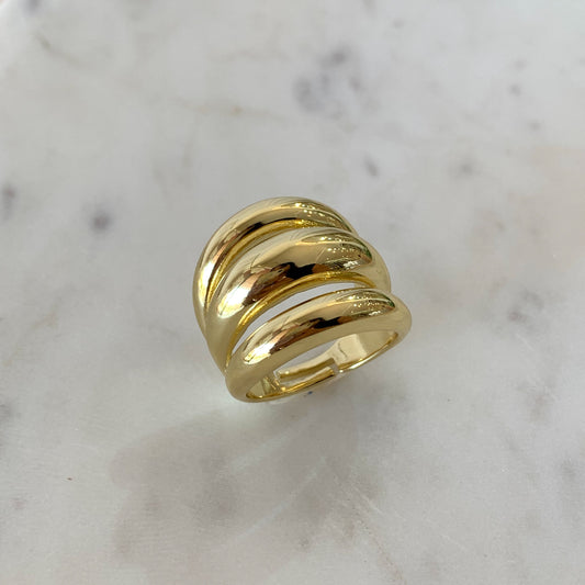 Anillo maxi triple