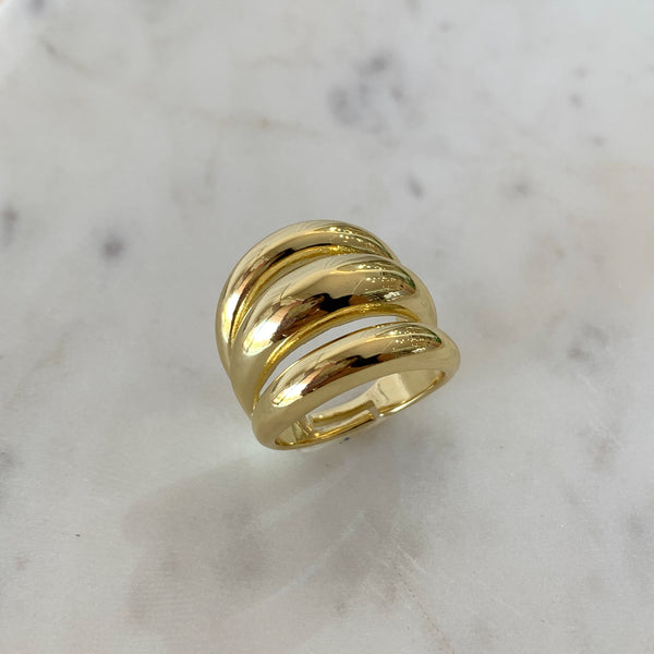 Anillo maxi triple