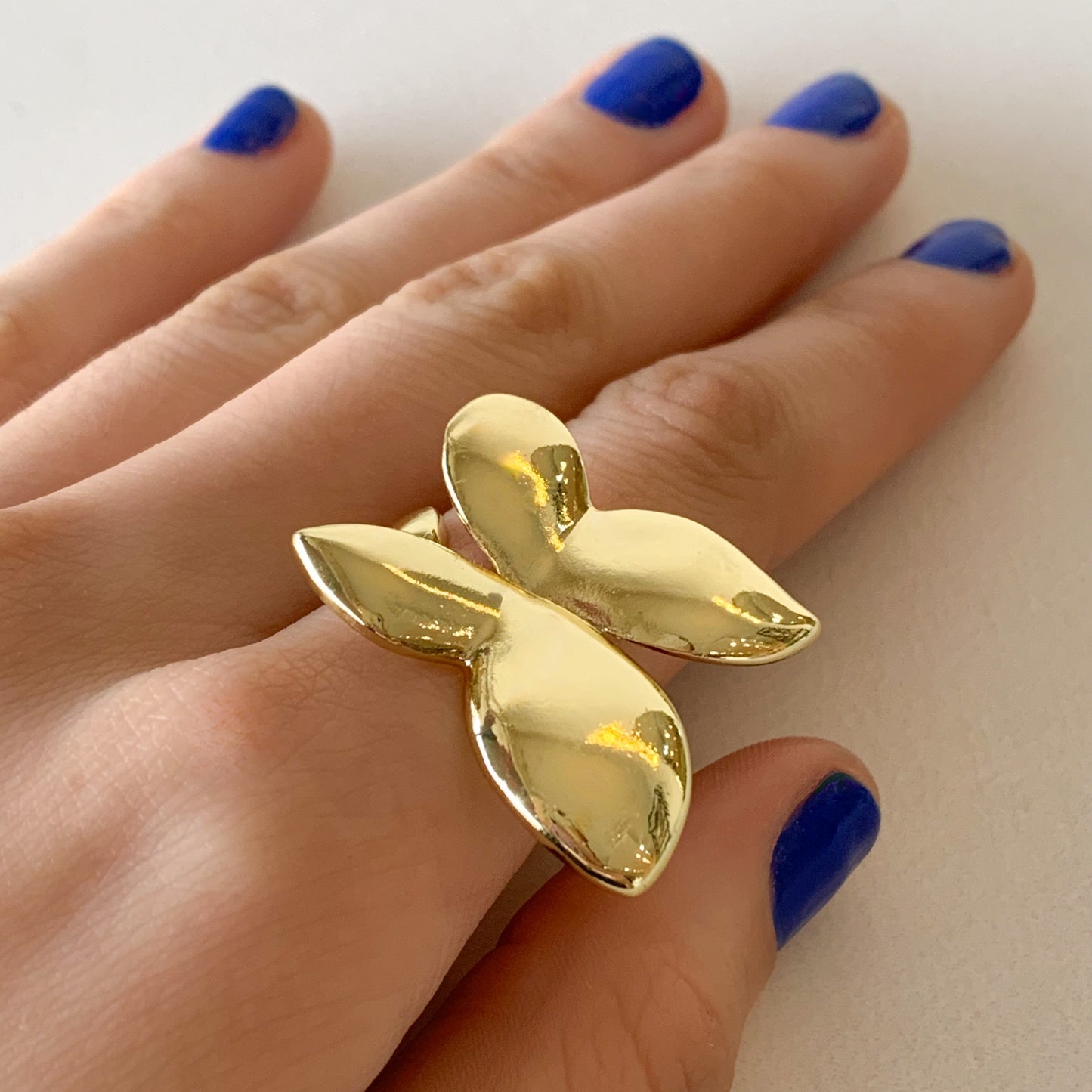 Anillo chunky mariposa