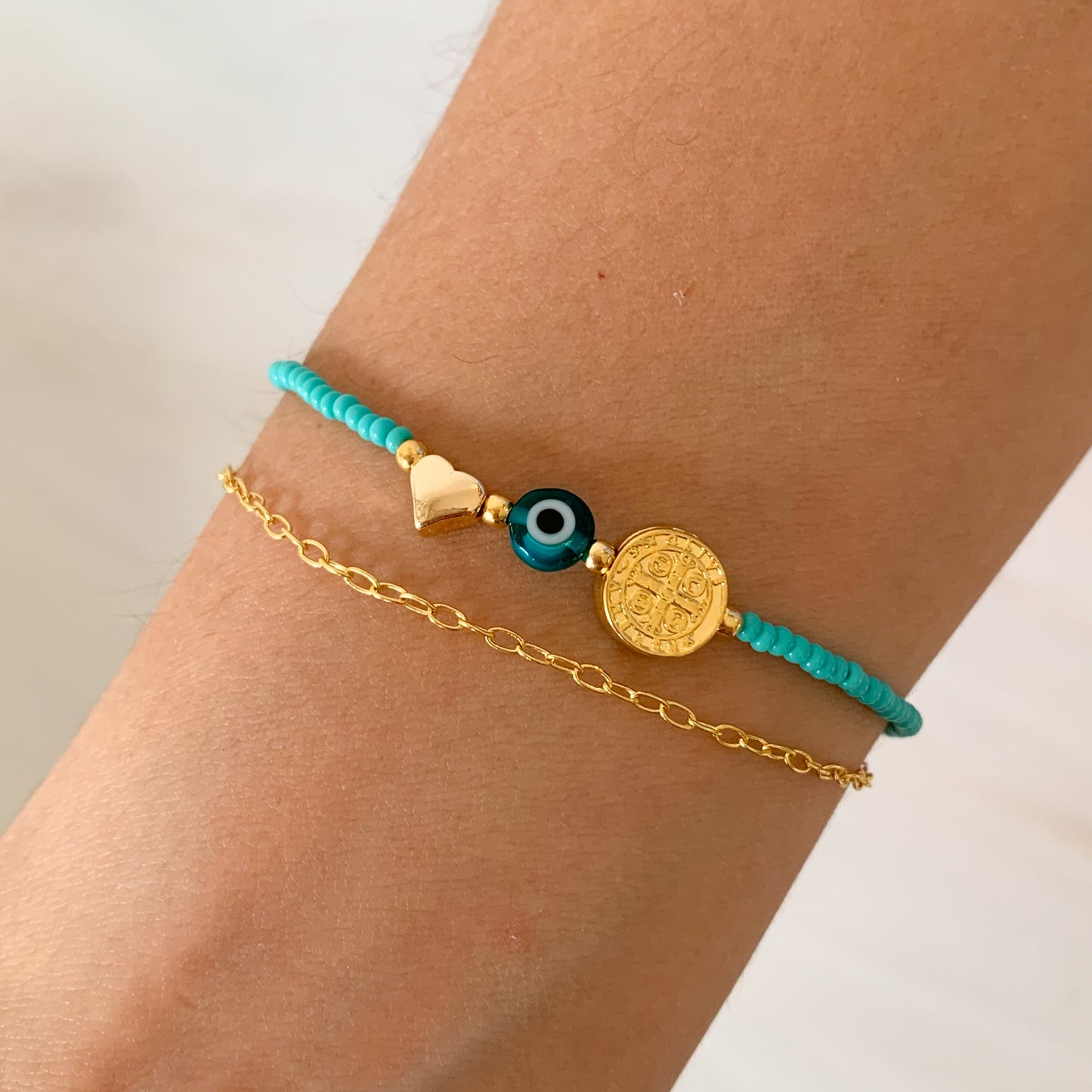 Pulsera San Benito y ojito